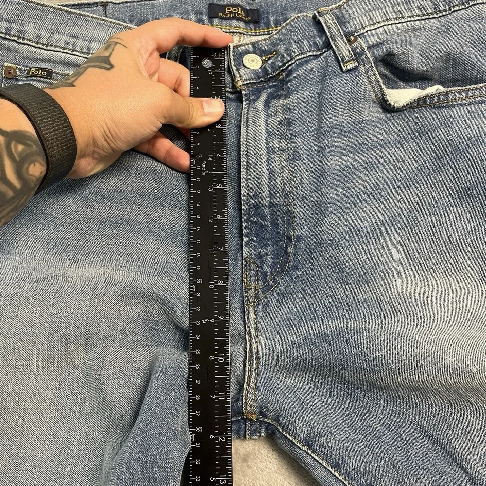 Polo Ralph Lauren Thompson Relaxed Jeans Mens 34x30 Blue Denim Straight Leg